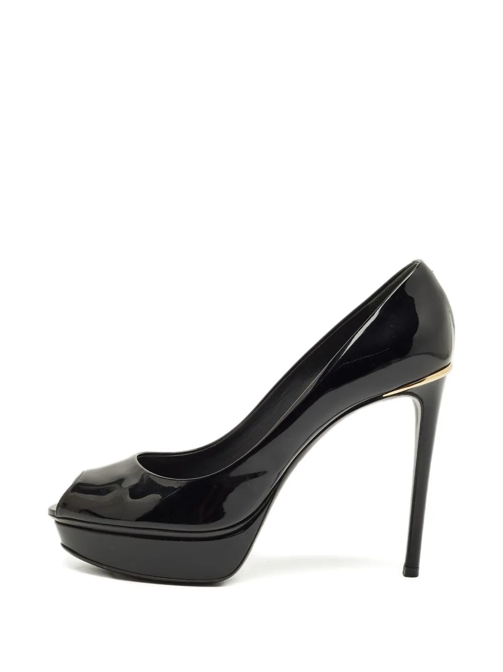 Louis Vuitton Pre-Owned peep-toe sandals - Schwarz