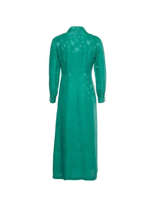 Maje Palm Tree Midi Dress | Green | FARFETCH Maje Palm Tree Midi Dress | Green | FARFETCH
