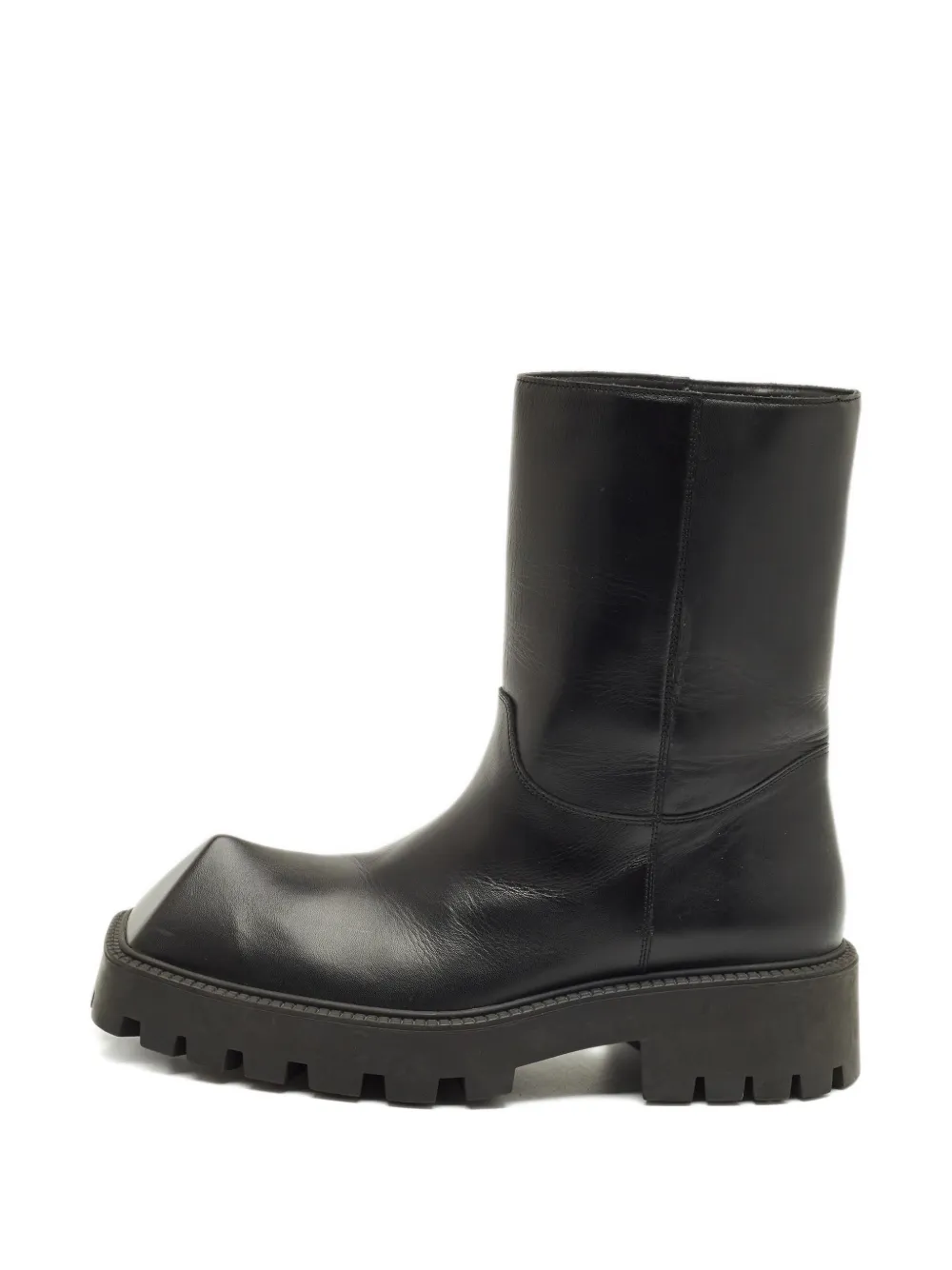 Balenciaga Pre-Owned Rhino leather chelsea boots – Black
