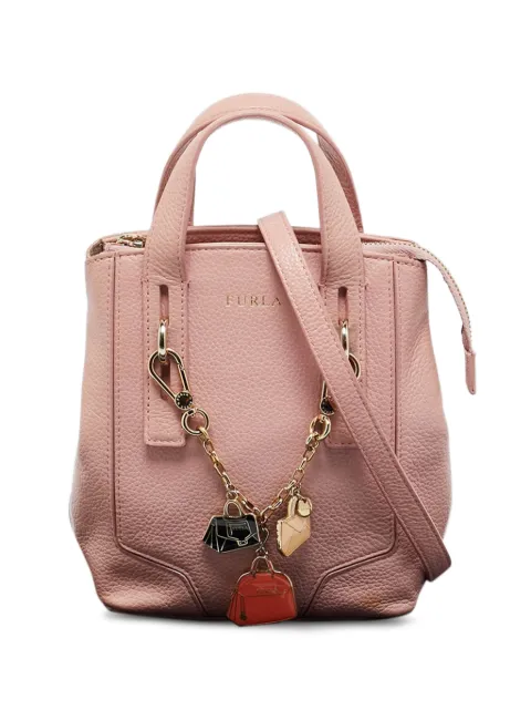 Furla leather tote bag