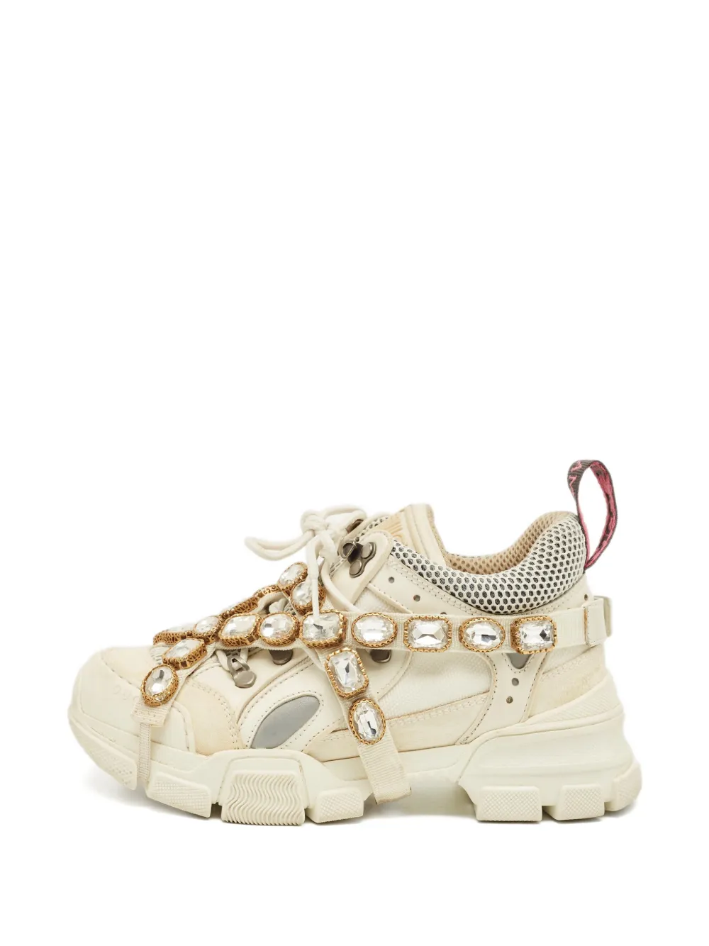 Gucci Pre-Owned Flashtrek lace-up sneakers - Toni neutri