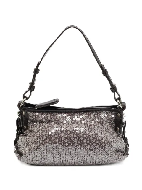 DKNY bolsa de hombro con monograma