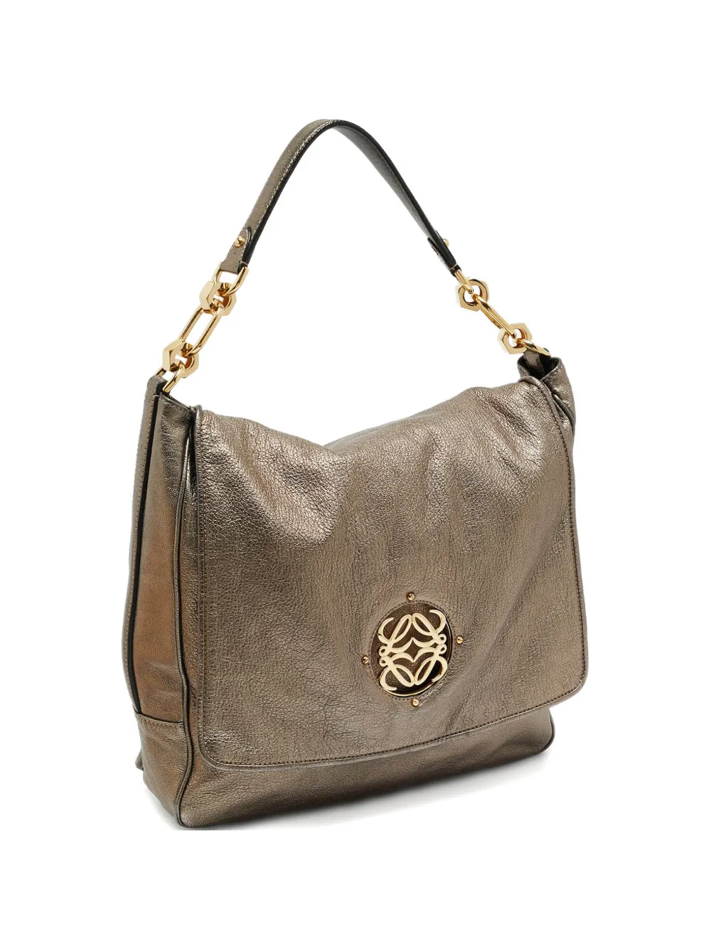 Loewe Pre-Owned 2009 Maia leather shoulder bag - Grigio