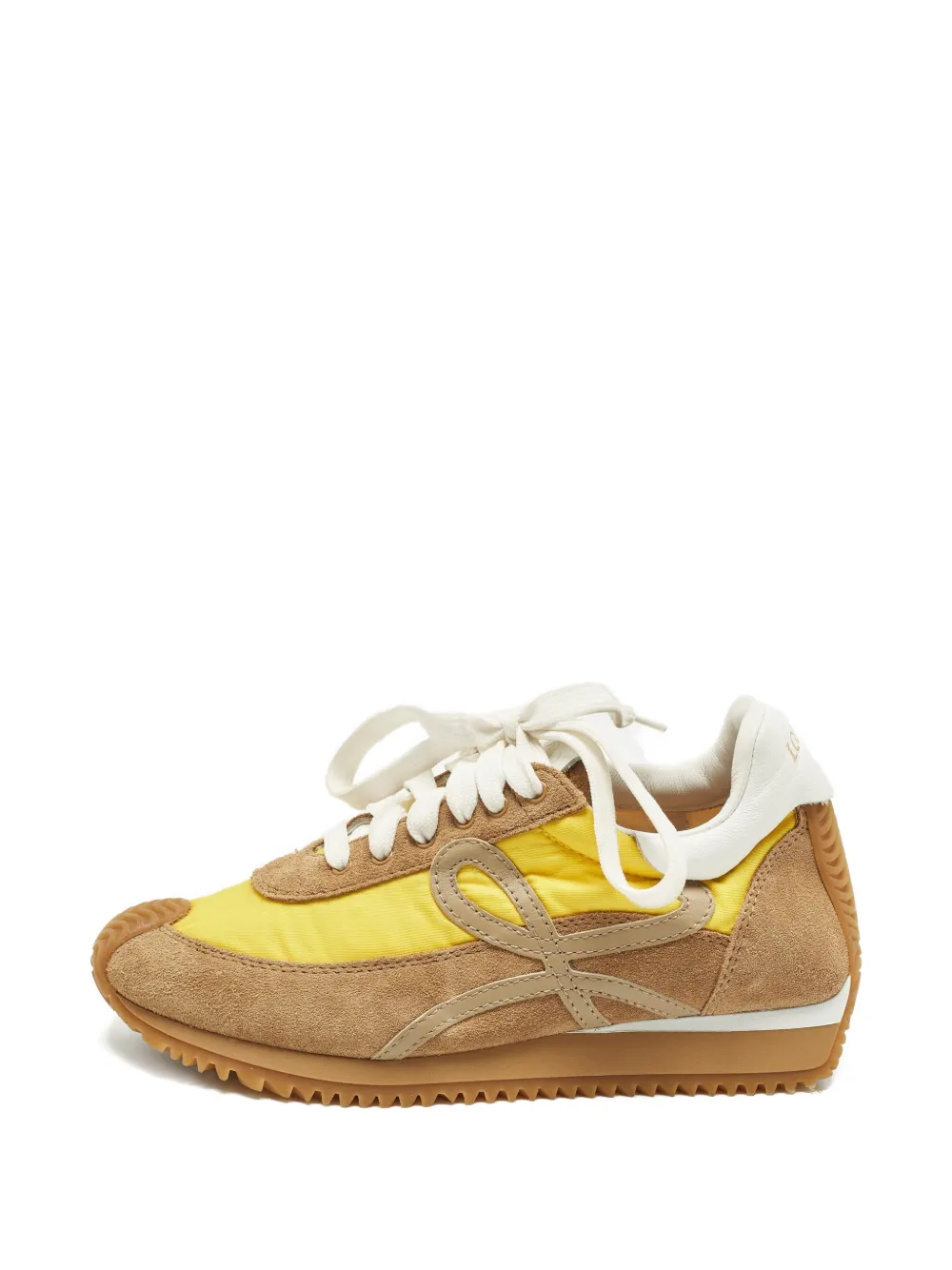 Loewe Pre-Owned Anagram panelled sneakers - Giallo