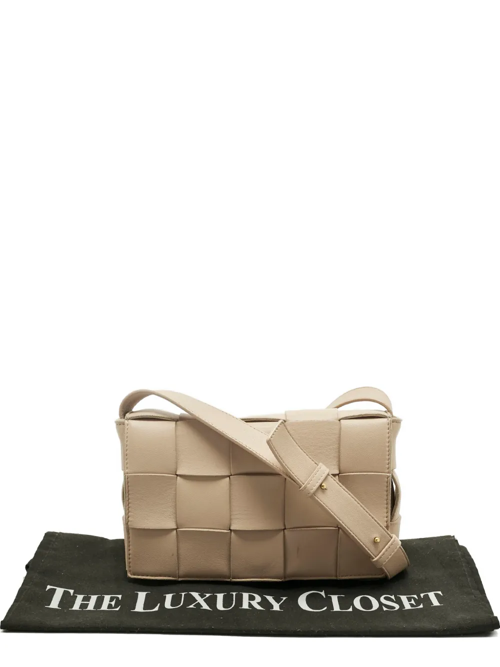 Bottega Veneta Pre-Owned intrecciato-leather cross-body bag - Toni neutri