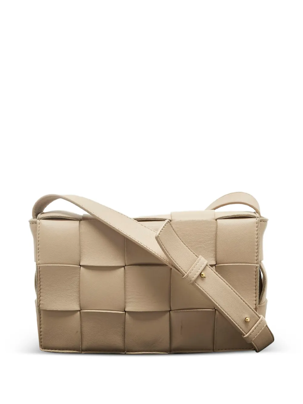 Bottega Veneta Pre-Owned intrecciato-leather cross-body bag - Toni neutri