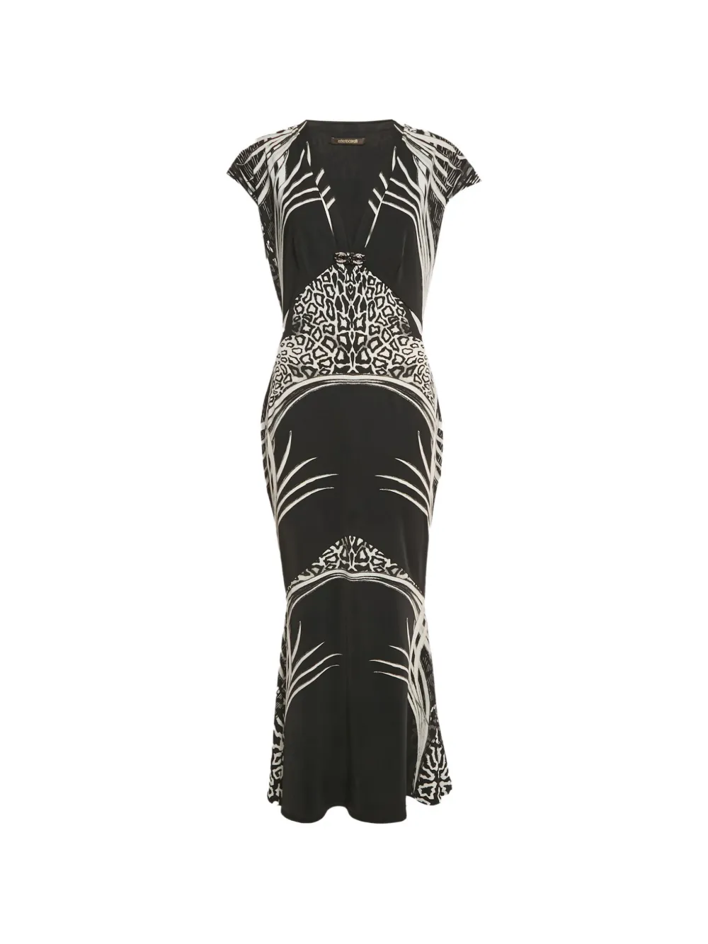 Roberto Cavalli printed maxi dress - Black