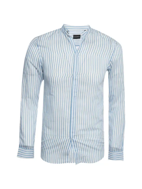 Emporio Armani Pre-Owned camisa a rayas
