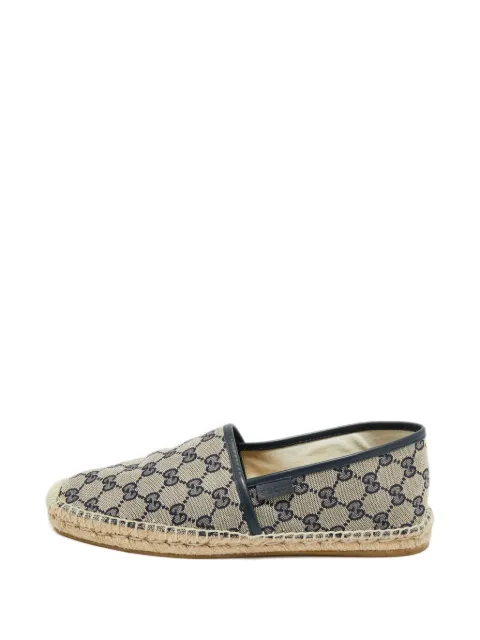 Gucci Pre-Owned GG canvas flat espadrilles