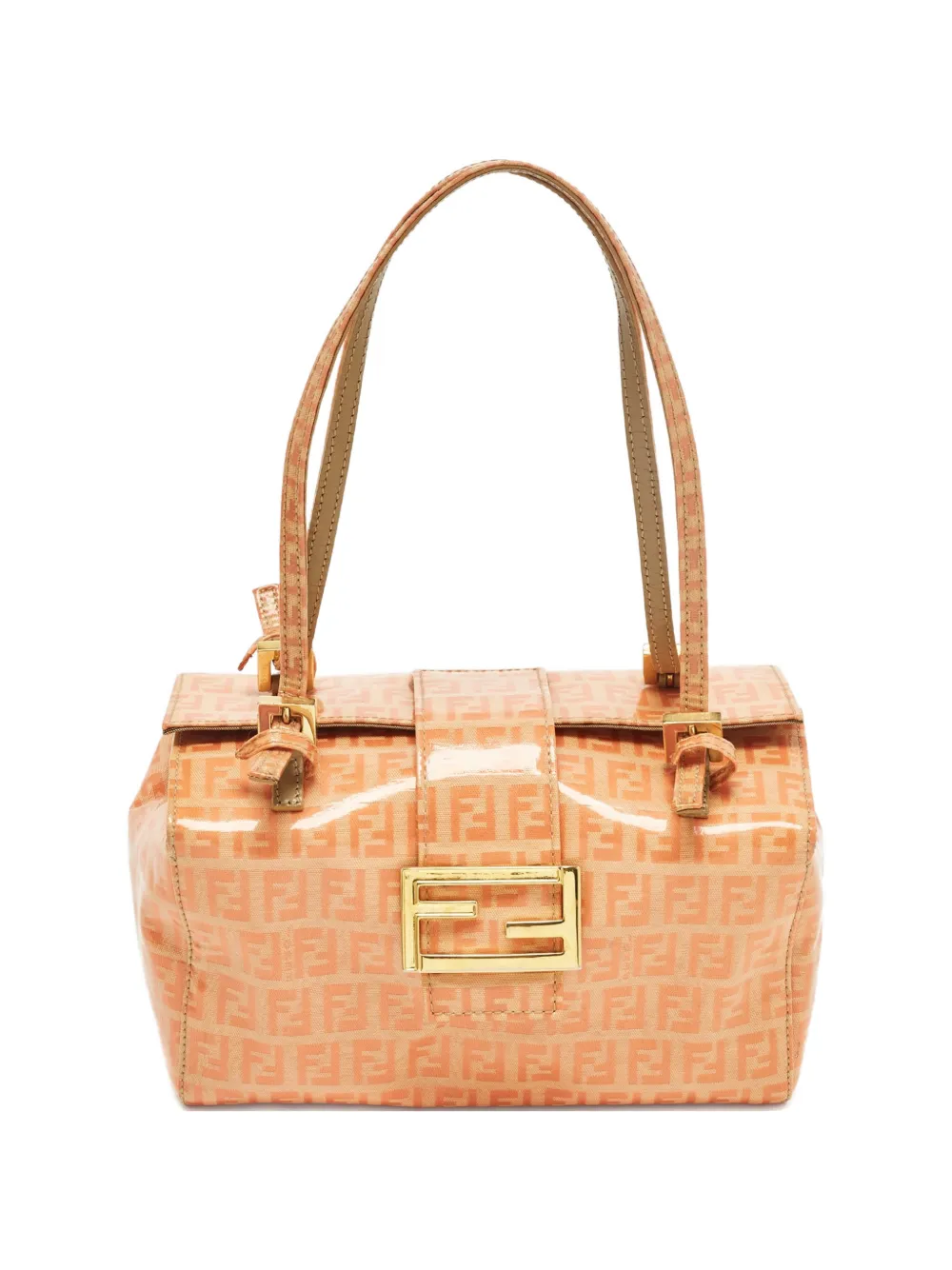 Fendi Pre-Owned monogram-pattern tote bag - Arancione