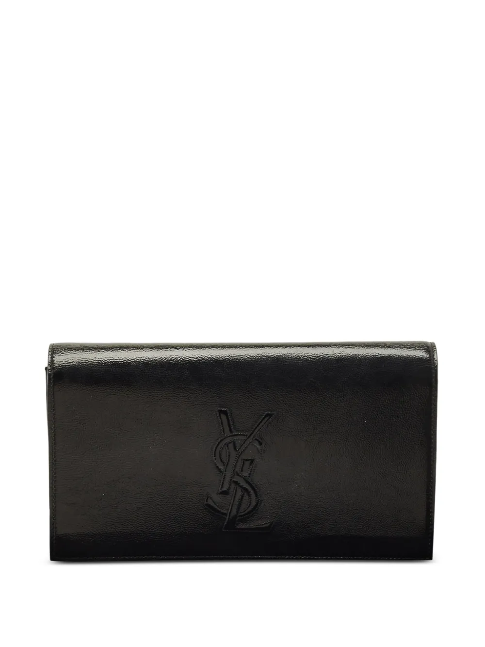 Saint Laurent Pre-Owned Belle De Jour leather clutch bag - Nero