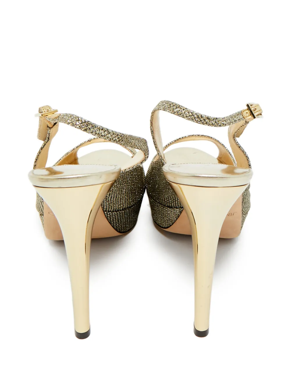 Jimmy Choo Pre-Owned スリングバック パンプス | ゴールドトーン