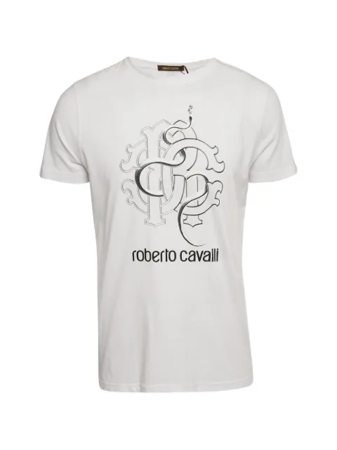 Roberto Cavalli logo-print T-shirt