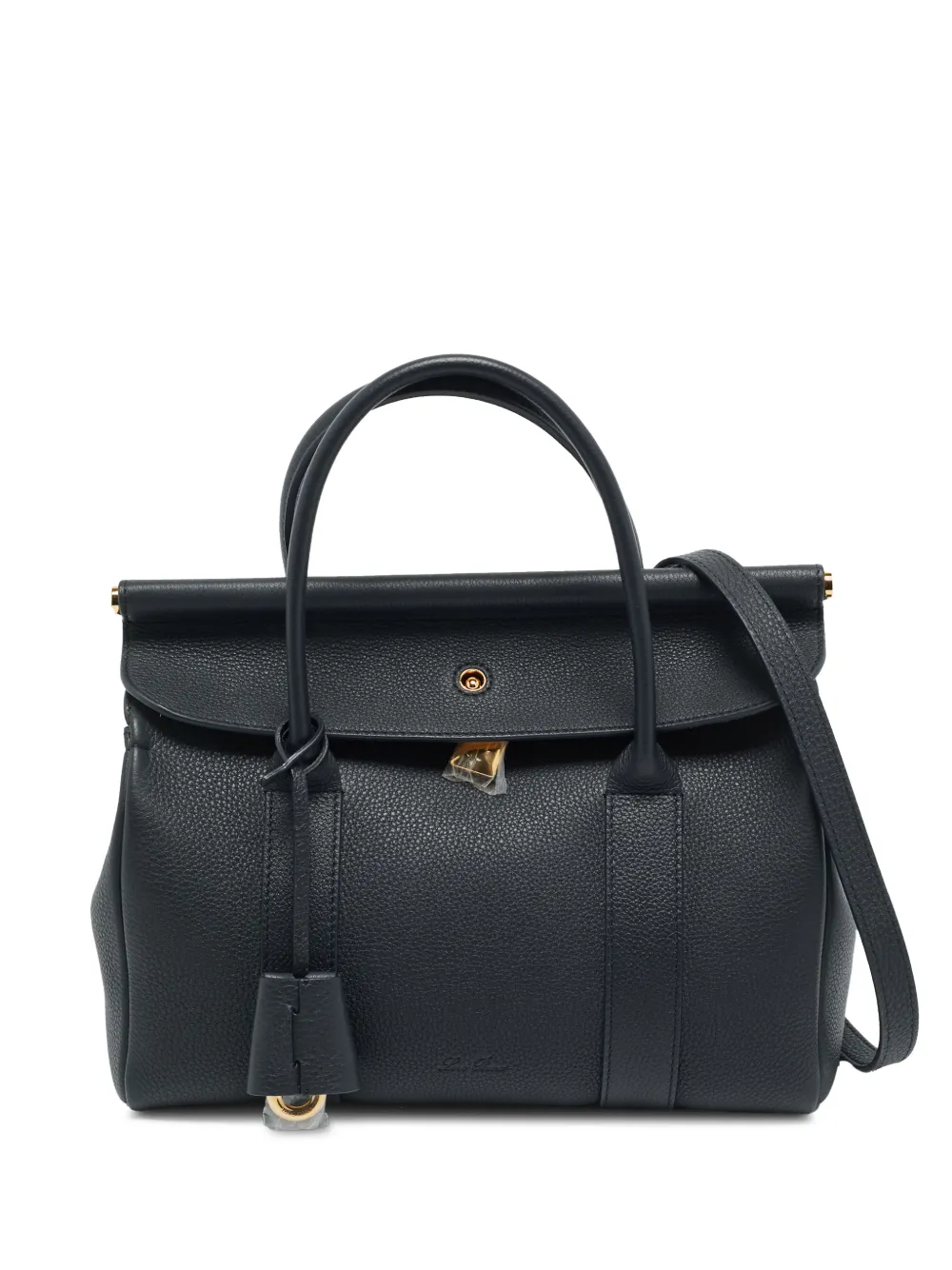 Loro Piana Pre-Owned Loom L25 leather tote bag - Blu