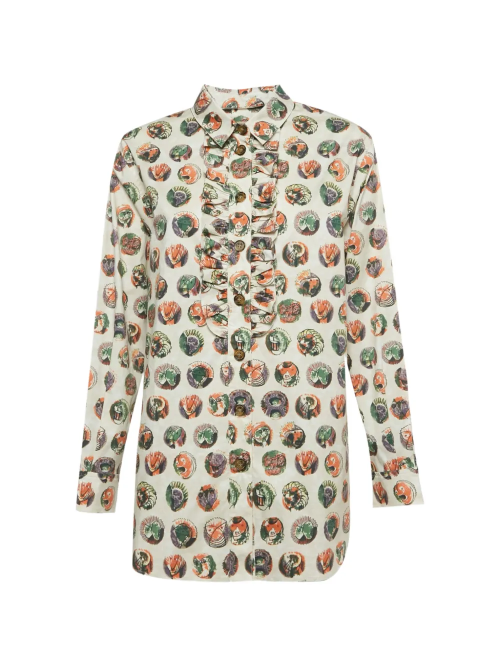Burberry Pre-Owned printed shirt - Toni neutri
