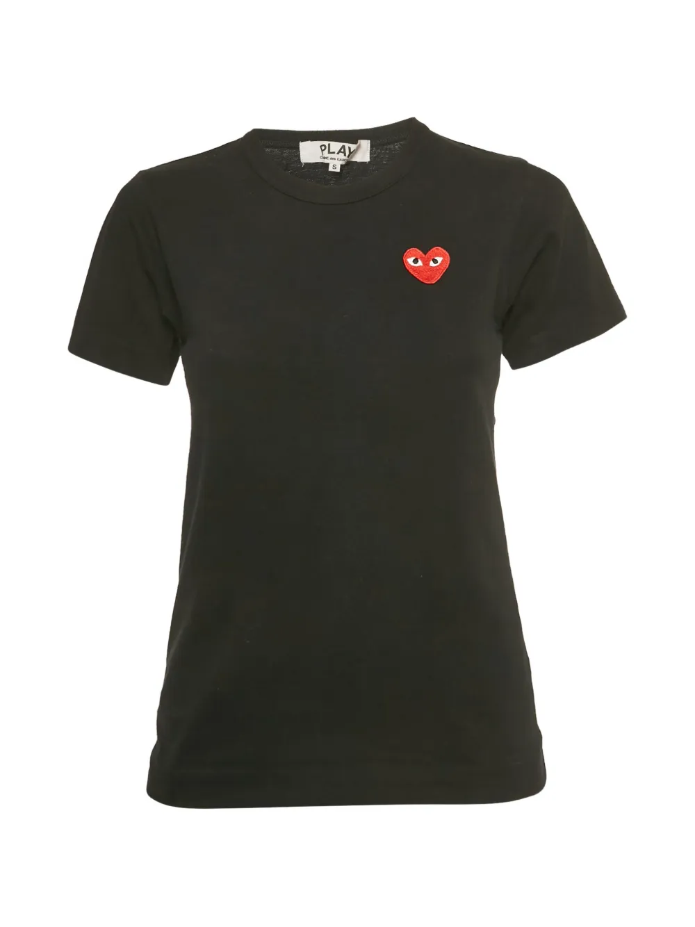 Comme Des Garçons Pre-Owned logo-patch T-shirt - Nero