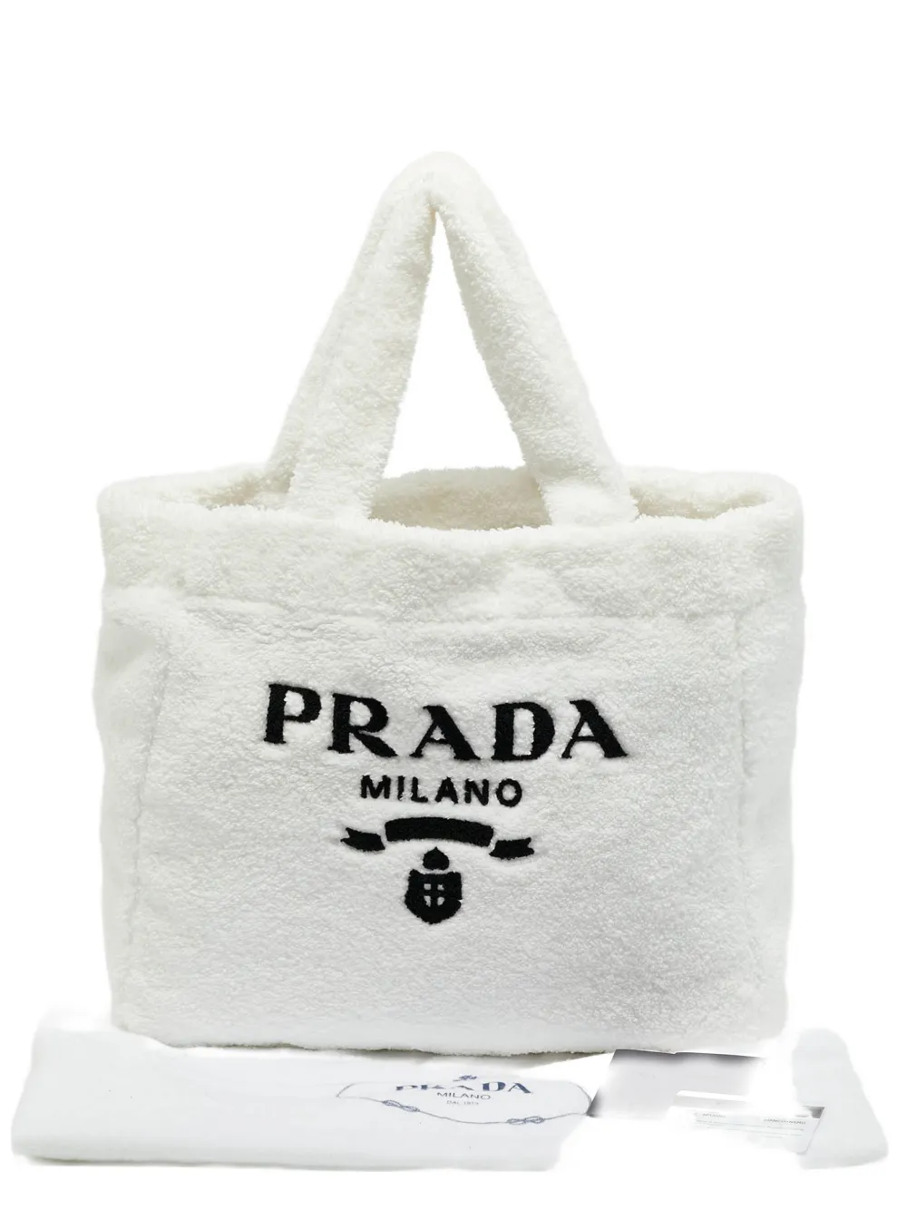 Prada Pre-Owned logo tote bag - Bianco