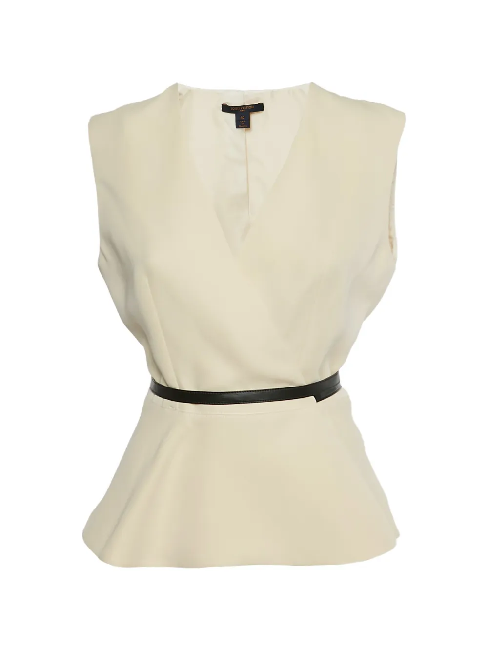Louis Vuitton Pre-Owned belted sleeveless top - Toni neutri
