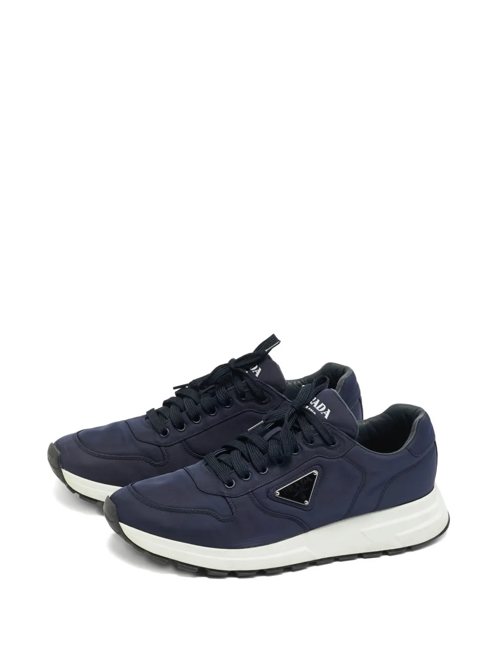 Pre-owned Prada Prax 01 Sneakers In Blue