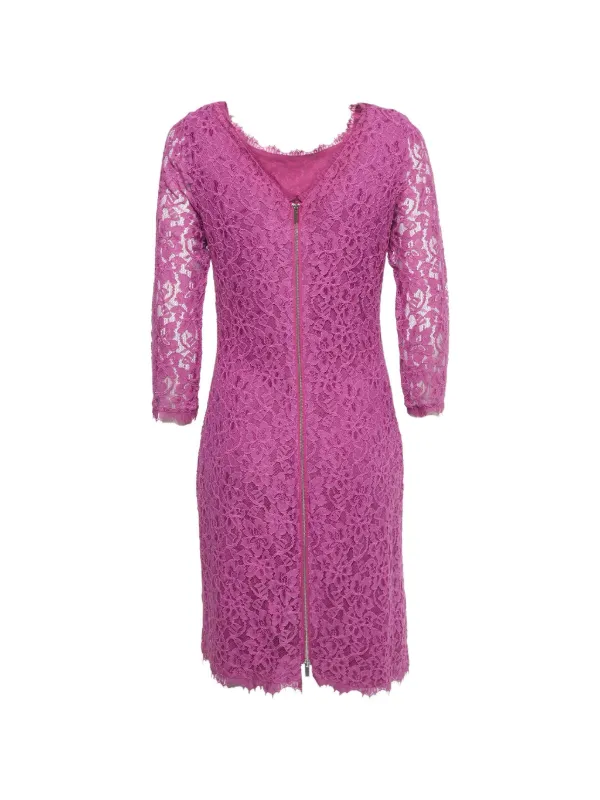 knee length dresses for ladies Darrius Lace Long Sleeve Dress – Diane von Furstenberg main image 0