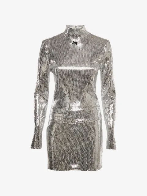 ROTATE BIRGER CHRISTENSEN set de falda y top con lentejuelas