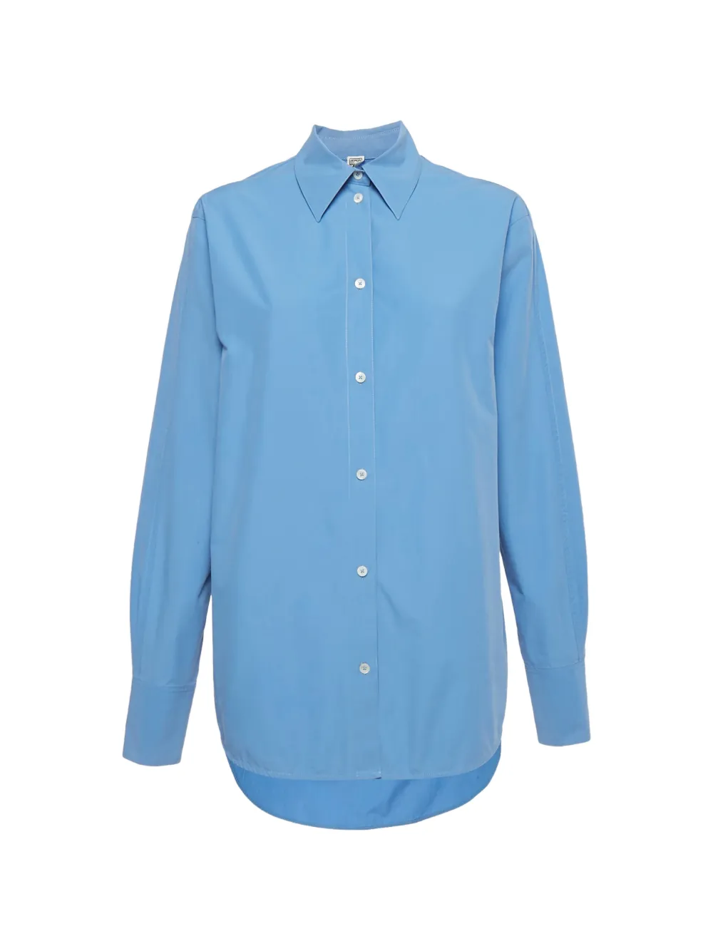 TOTEME long-sleeve cotton shirt - Blu