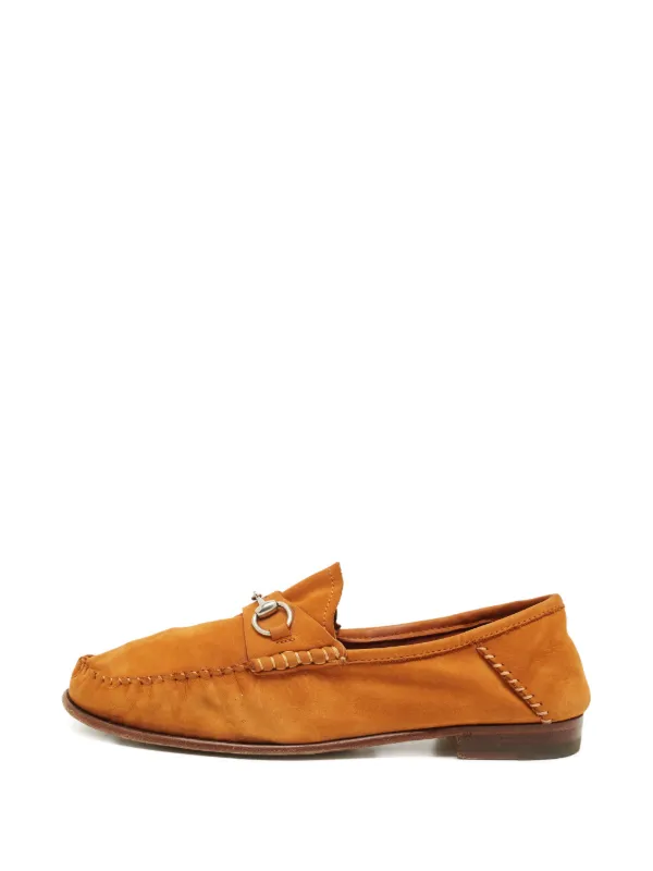 Gucci Pre-Owned ジジ ホースビット レザーローファー | ブラウン