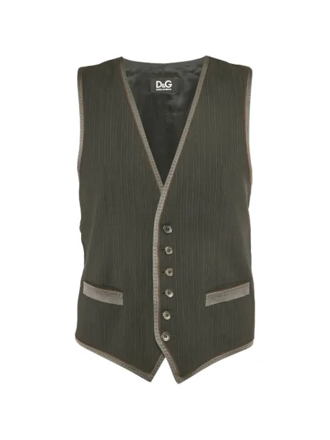 Dolce & Gabbana Pre-Owned striped waistcoat
