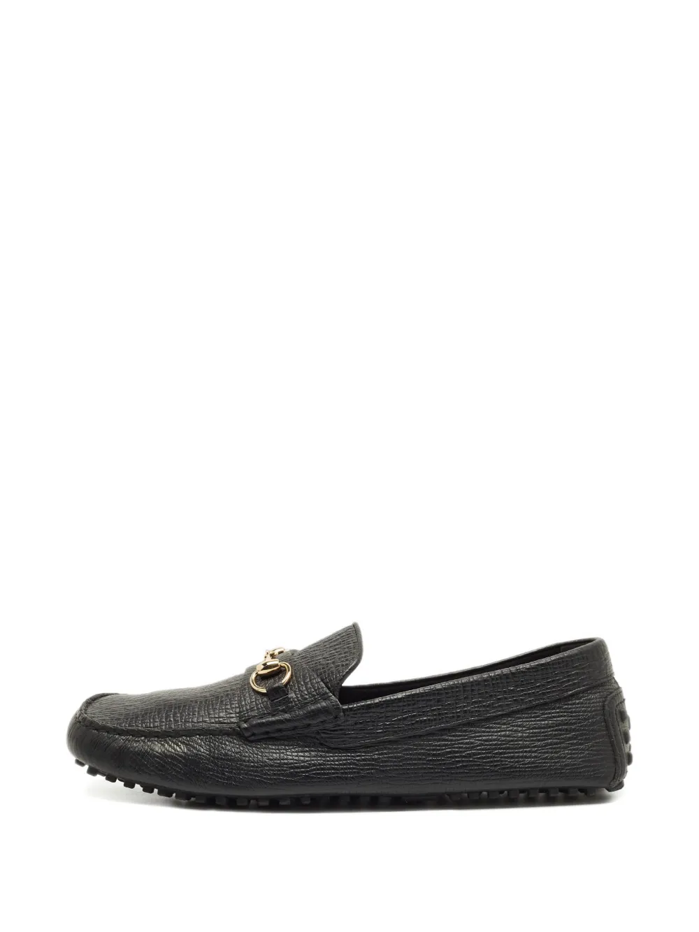 Gucci Pre-Owned Horsebit leather loafers - Nero