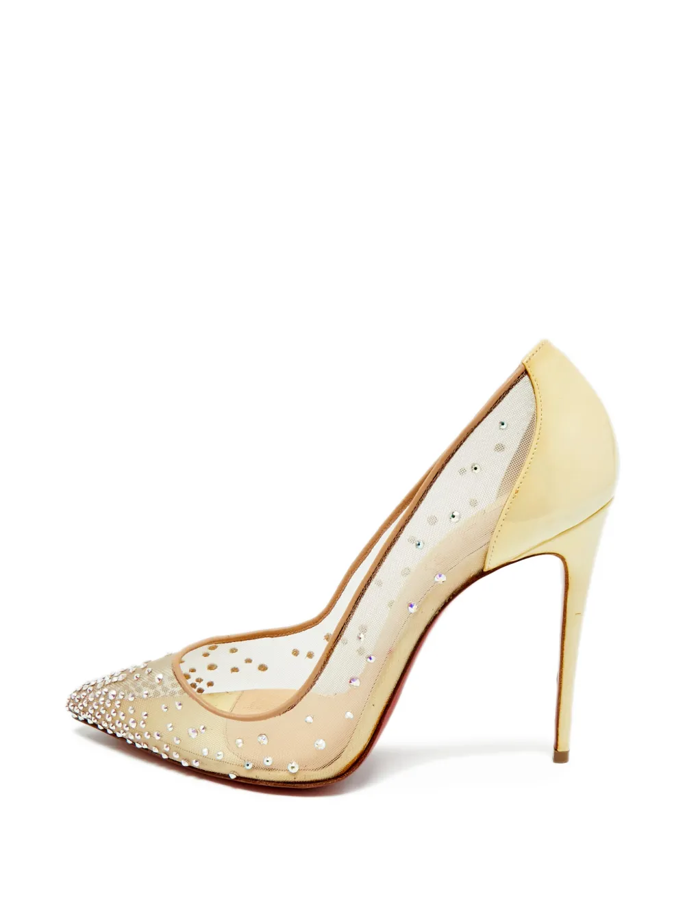 Christian Louboutin Pre-Owned crystal pumps - Bianco