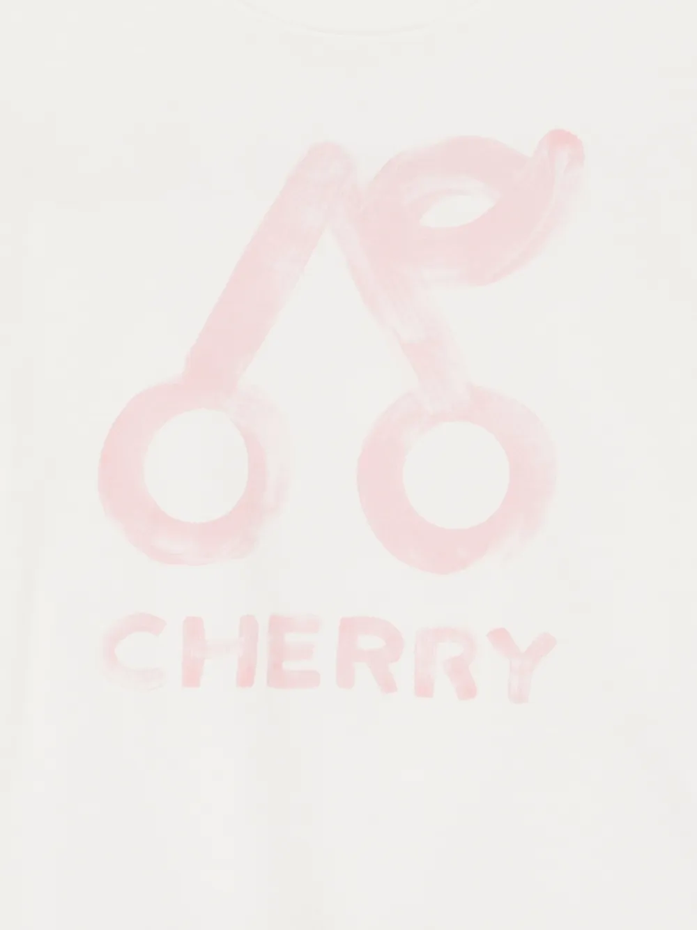 Bonpoint T-shirt met grafische print Wit