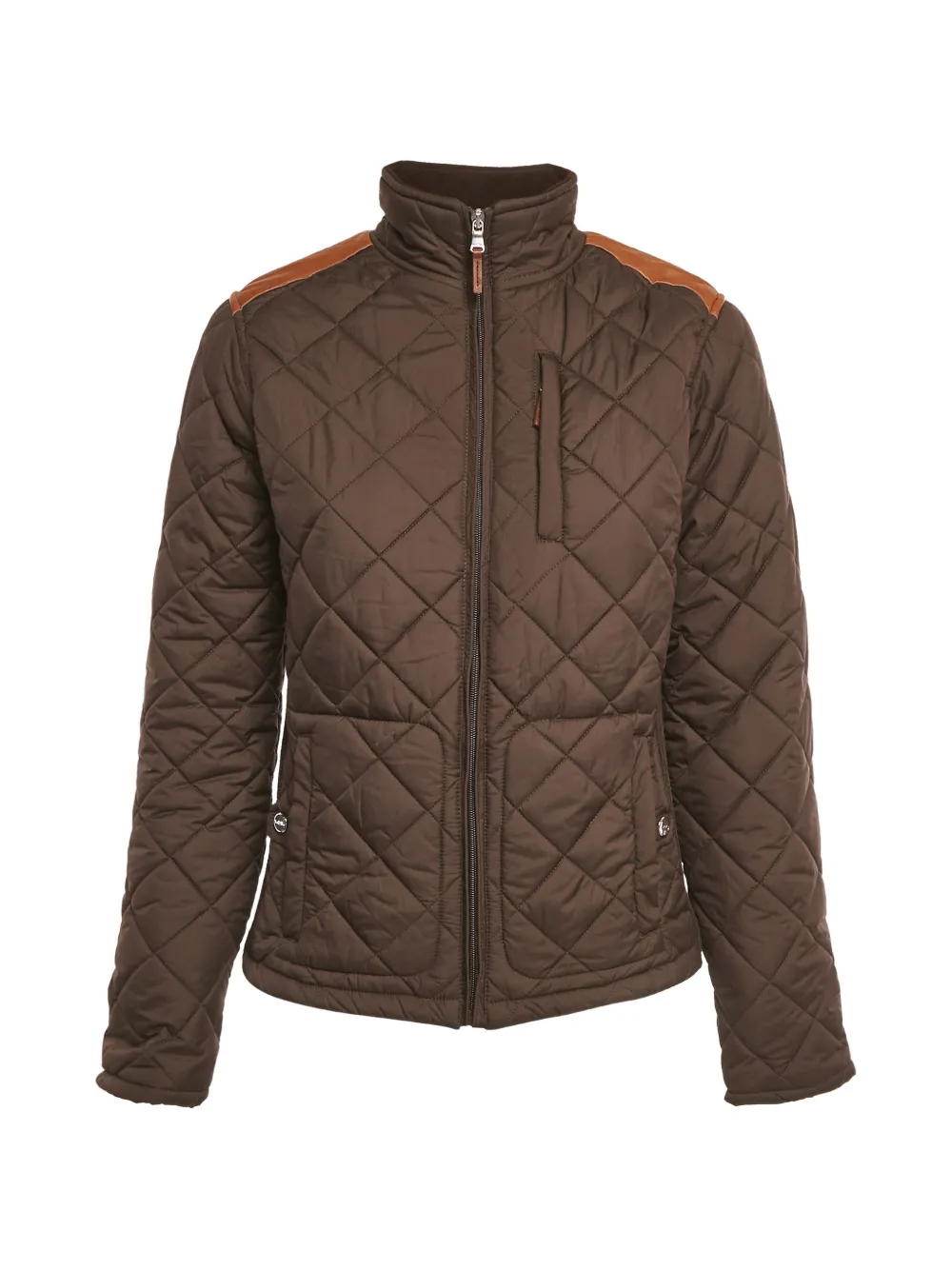 Lauren Ralph Lauren brown quilted jacket - Marrone