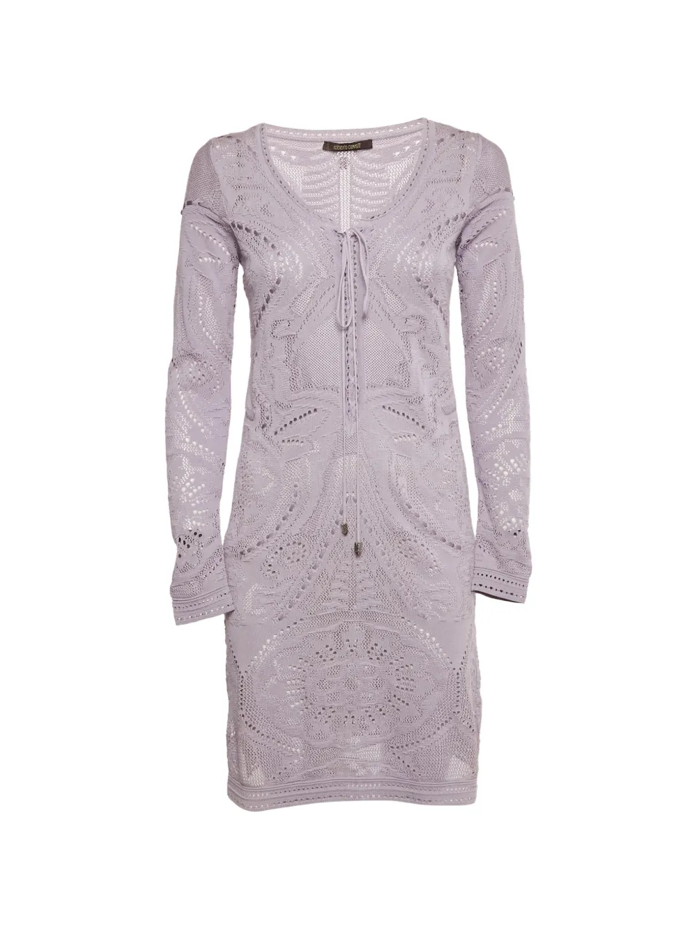 Roberto Cavalli knit mini dress - Purple