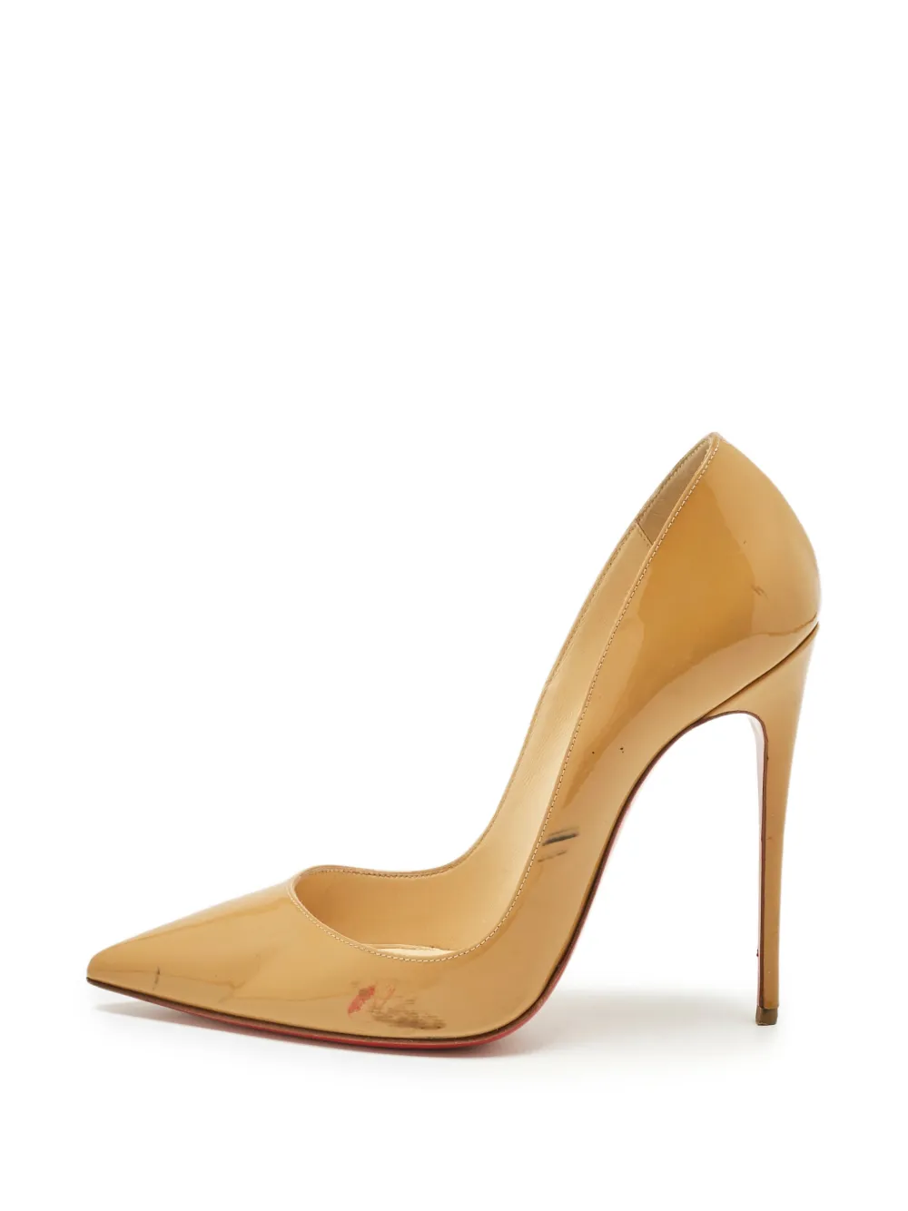Christian Louboutin Pre-Owned Kate leather pumps - Nude