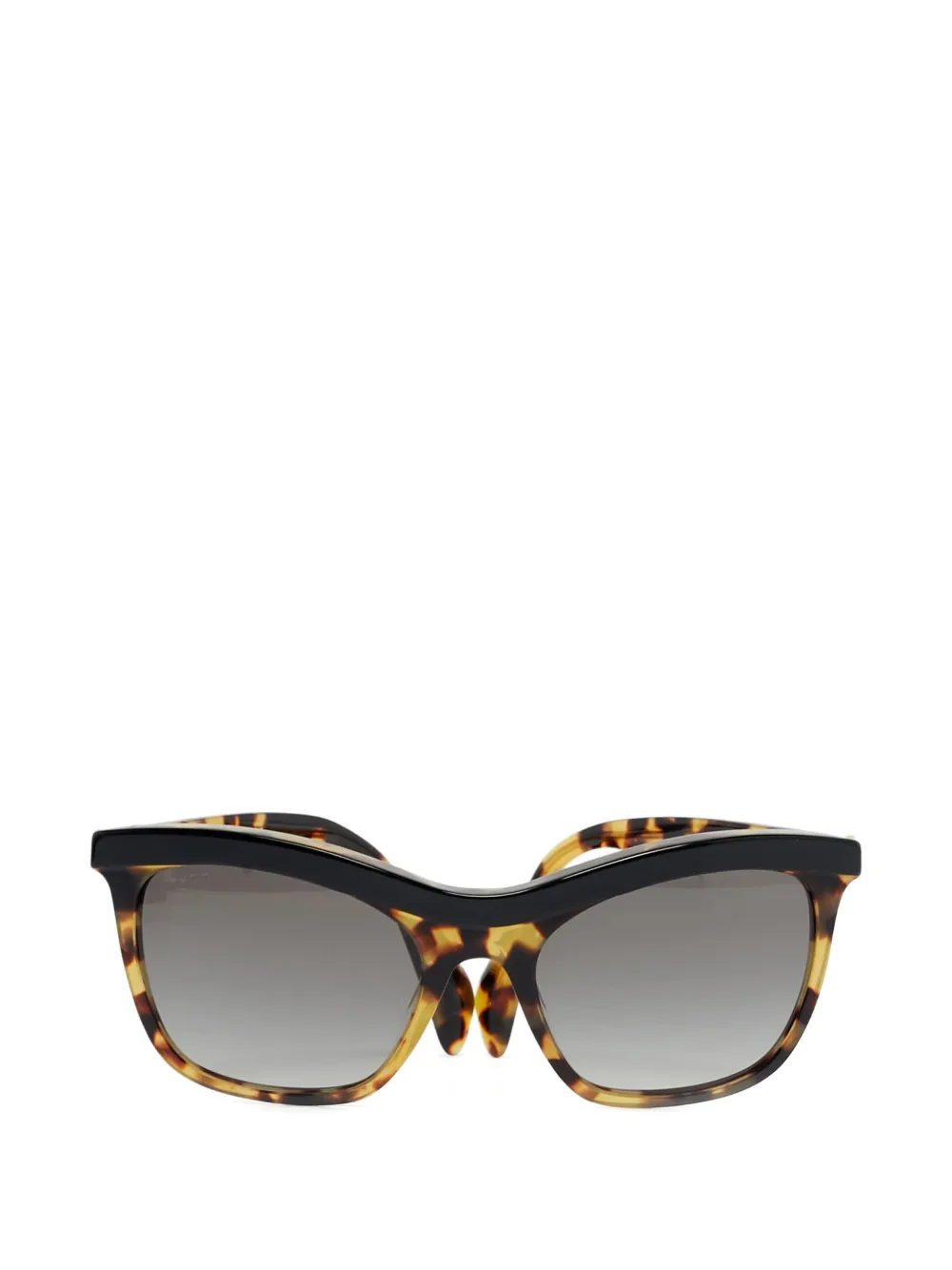 Prada Pre-Owned spr 19 p cat-eye sunglasses - Marrone