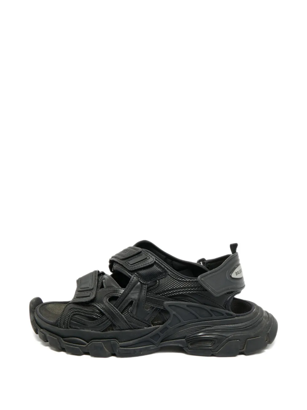 Balenciaga Pre-Owned open-toe leather sandals - Nero