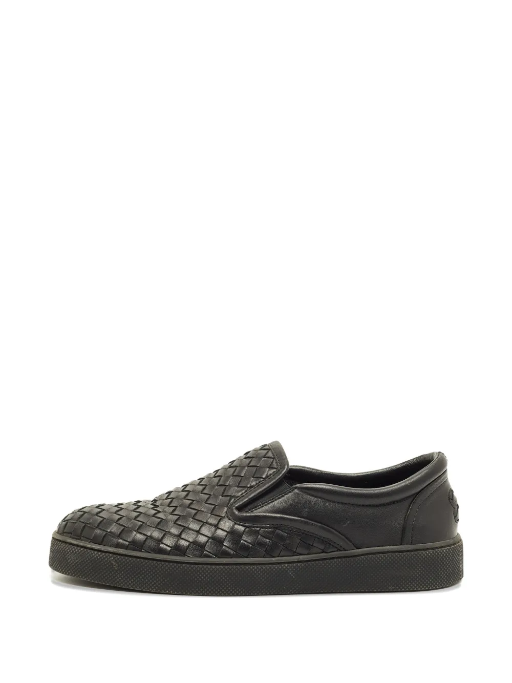 Bottega Veneta Pre-Owned Intrecciato leather sneakers - Nero