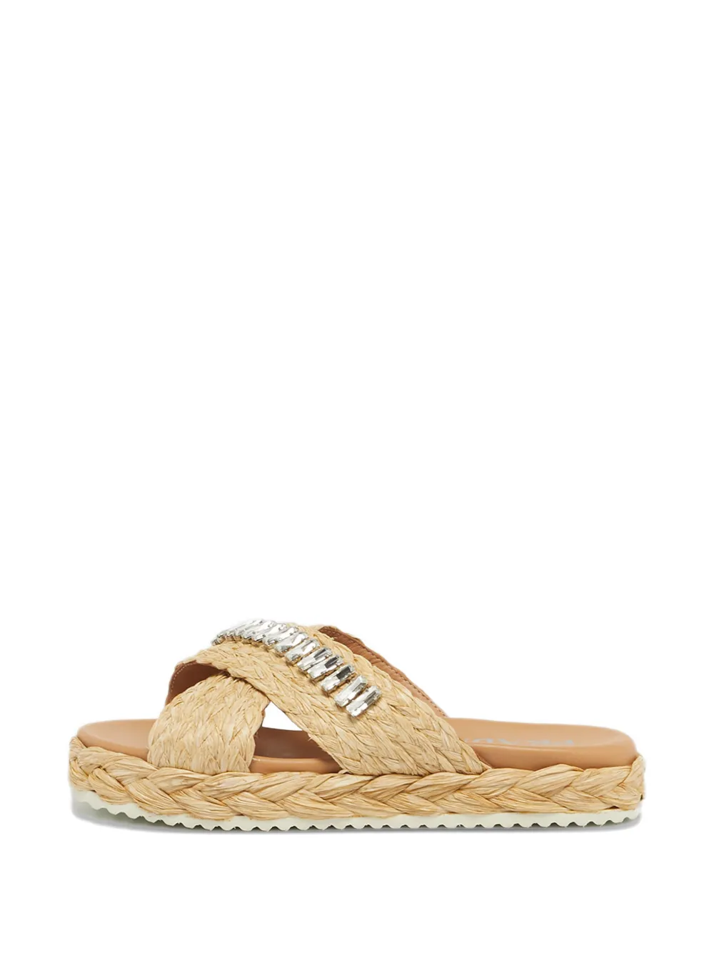 Prada Pre-Owned raffia sandals - Toni neutri