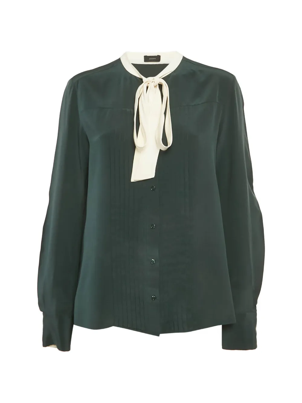 JOSEPH silk neck-tie shirt - Verde