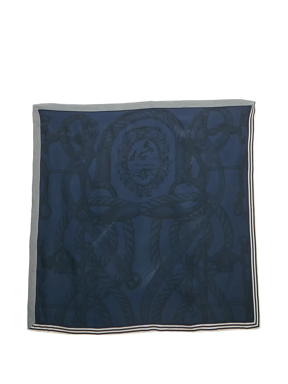 Hermès Pre-Owned Della Cavalleria silk scarf - Blu