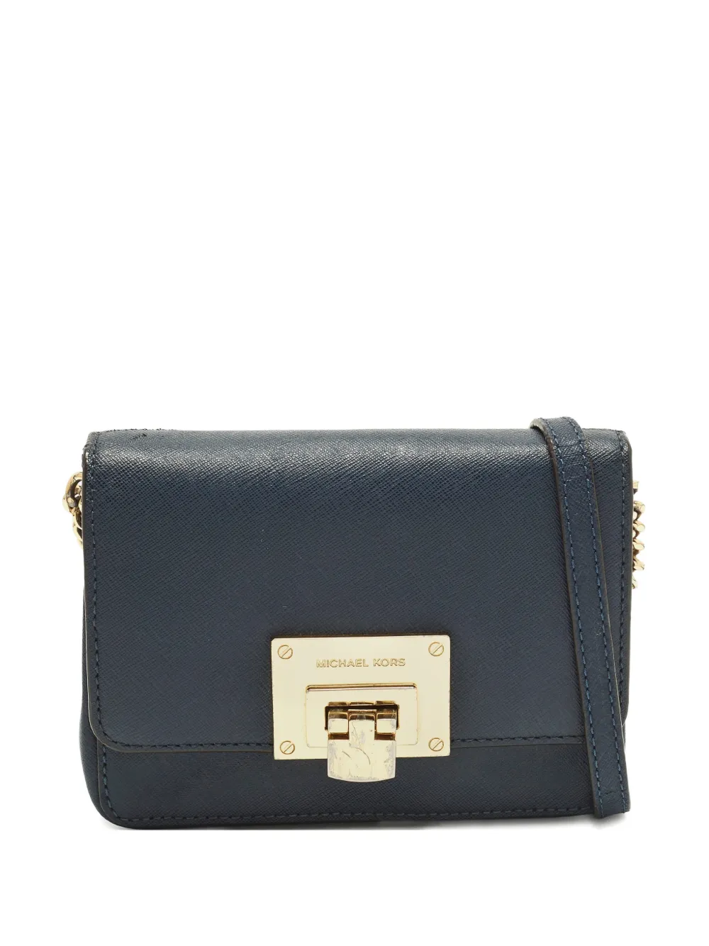 Michael Kors Vintage Tina leather mini bag - Blu