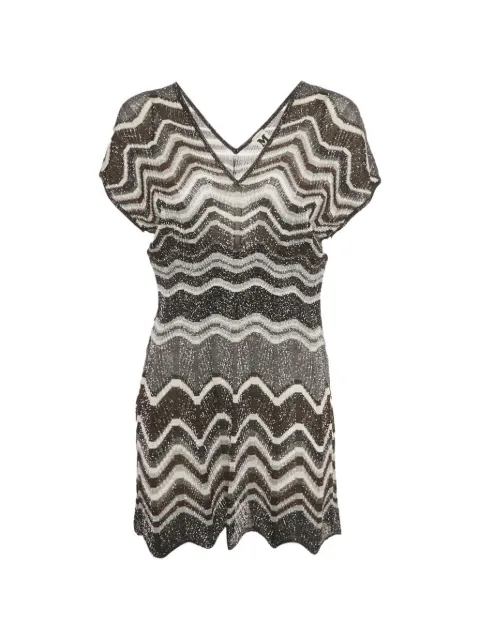 Missoni Pre-Owned patterned lurex top