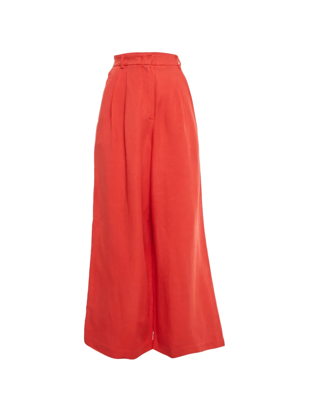 Weekend Max Mara x Lilly Aldridge wide-leg trousers - Rosso