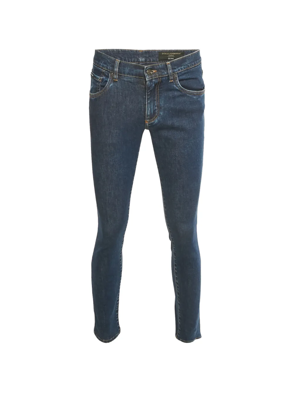 Dolce & Gabbana Pre-Owned button-fastening jeans - Blu