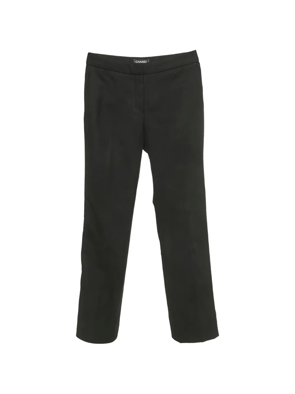 CHANEL Pre-Owned wool tailored trousers - Nero
