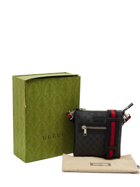 Gucci Pre-Owned mochila tipo mensajero GG Supreme