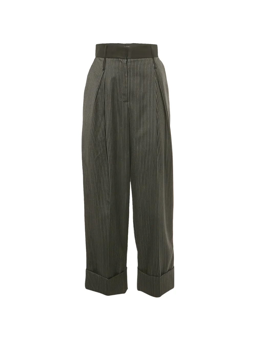 Dolce & Gabbana Pre-Owned Pantaloni gessati - Grigio