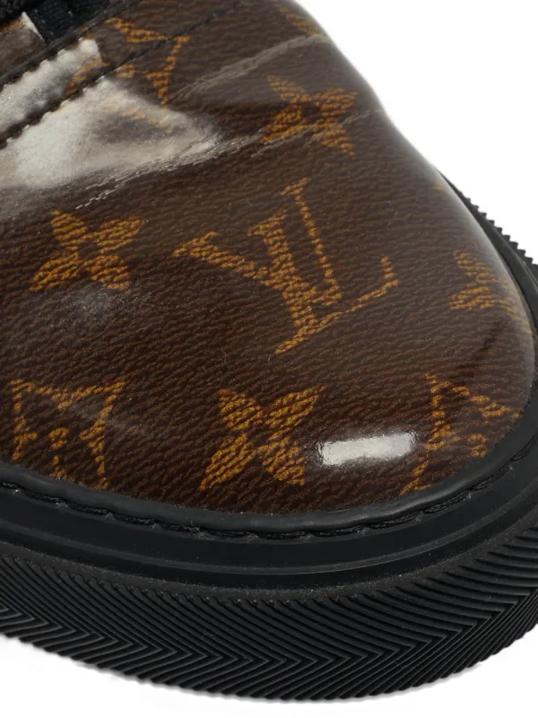 Louis Vuitton Pre-Owned Trocadero Monogram Sneakers | Brown | FARFETCH