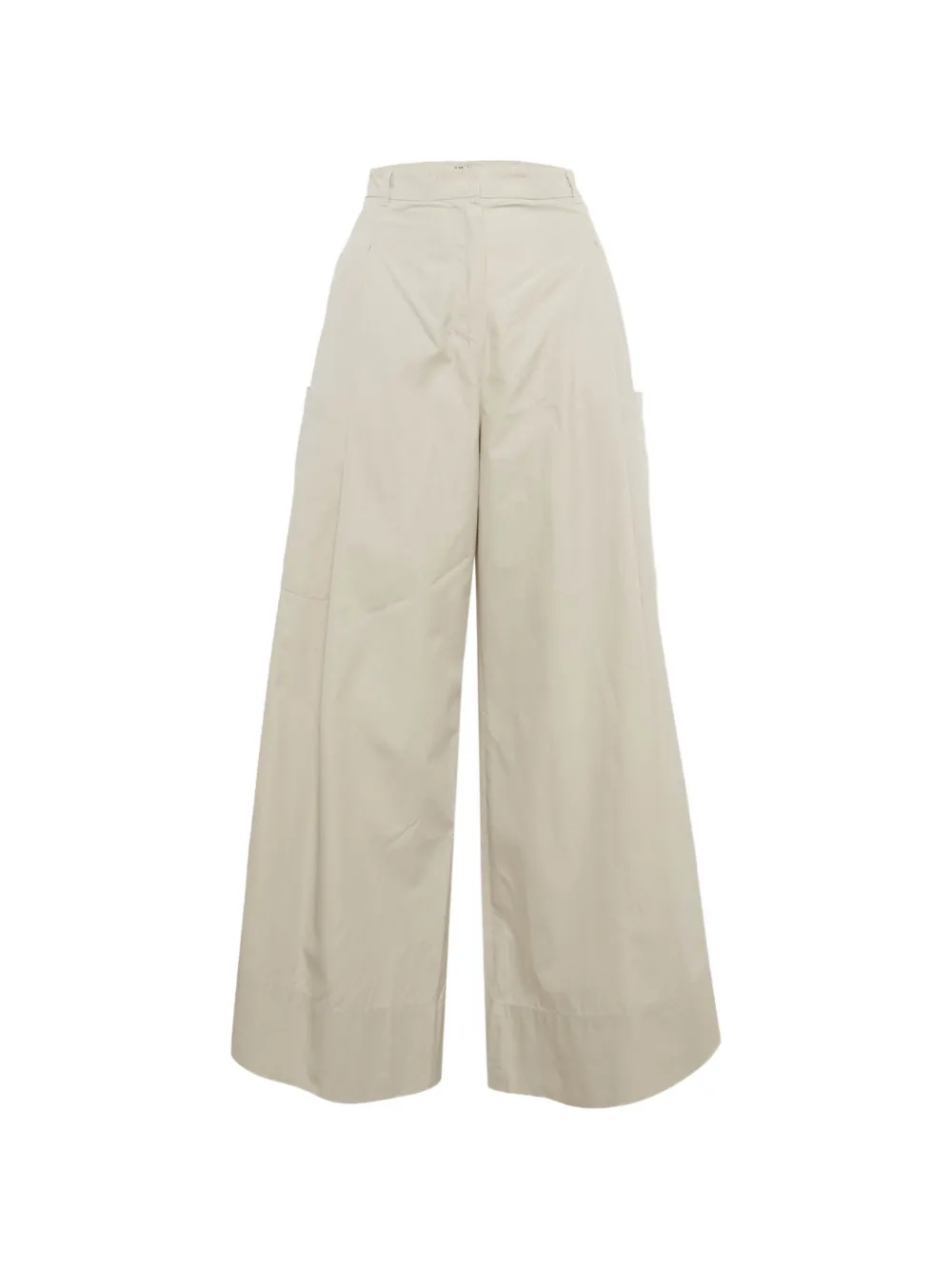 'S Max Mara side-pocket wide-leg trousers - Toni neutri