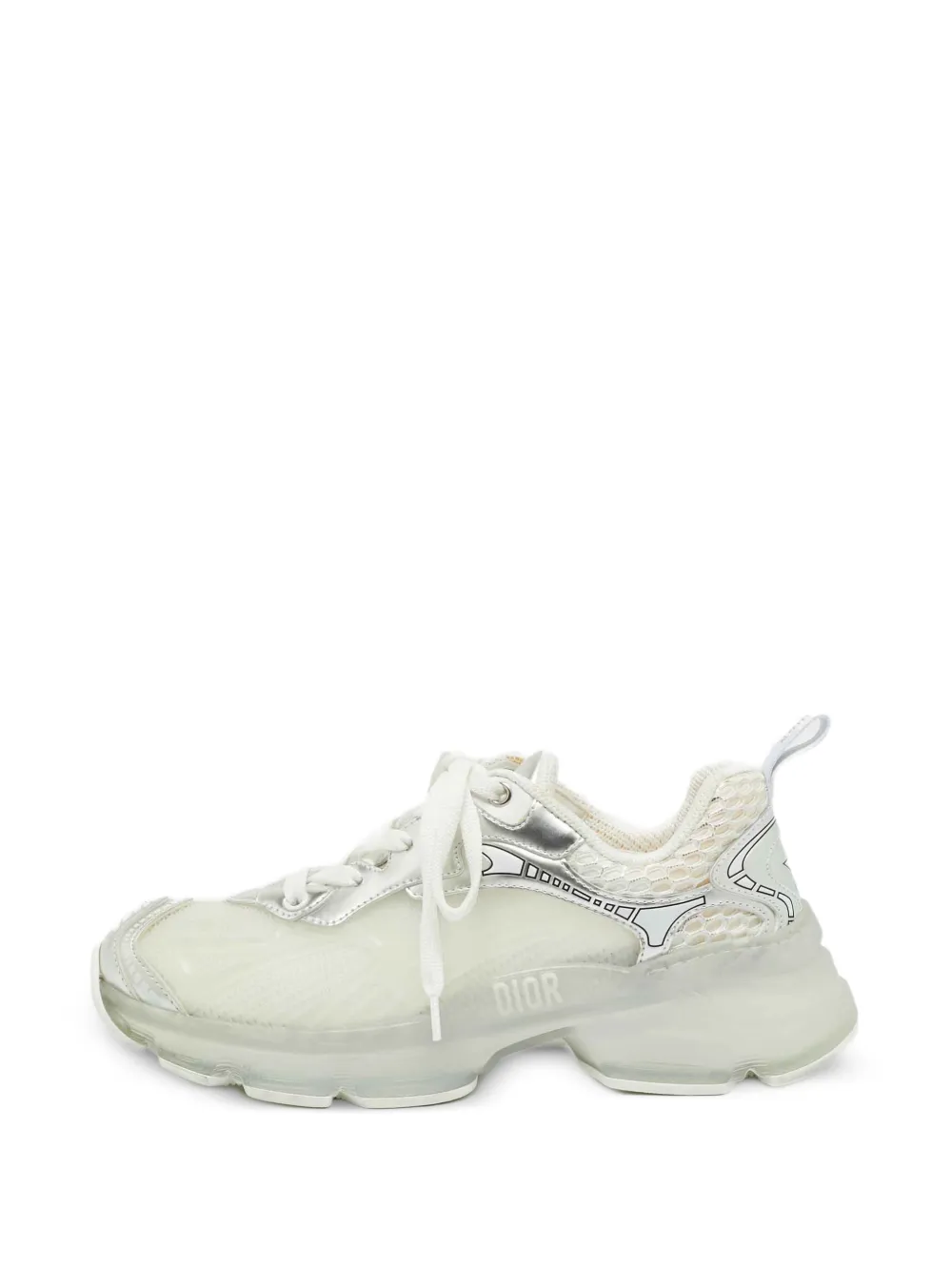 Christian Dior Pre-Owned logo-detail sneakers - Weiß